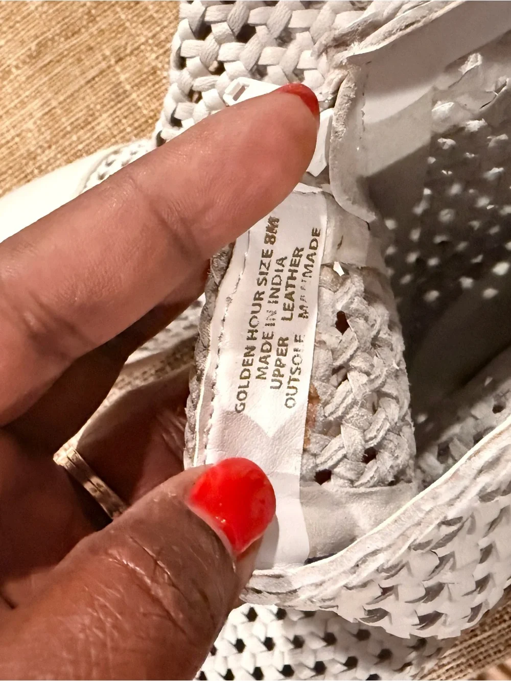 Coconuts by Matisse White Woven Leather Ankle Booties